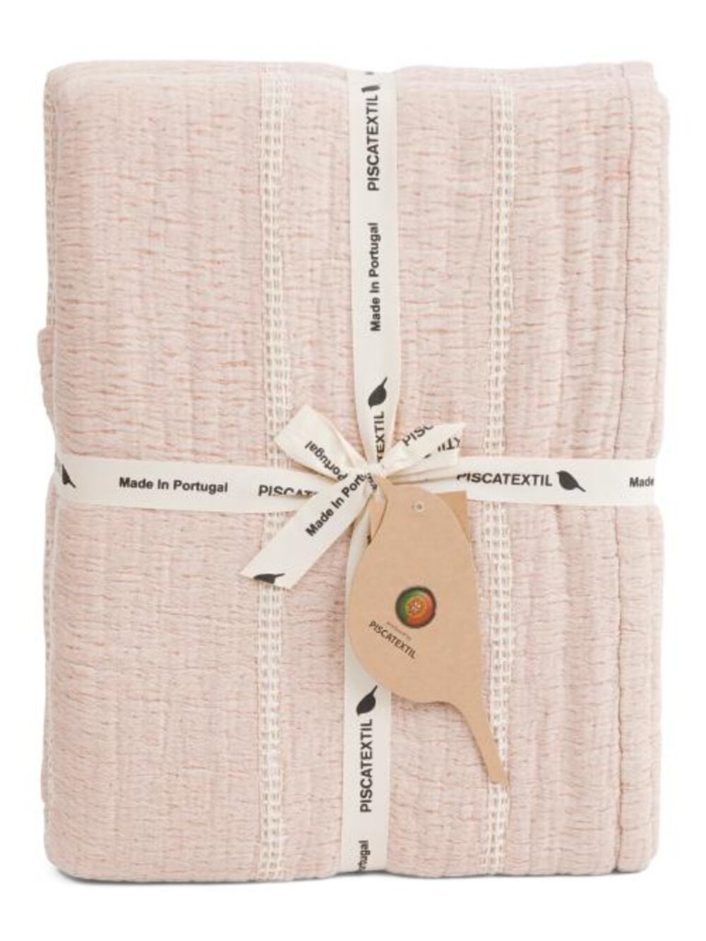 PISCATEXTIL Made In Portugal Stripe Coverlet